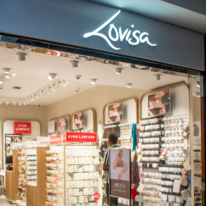 A Lovisa store at Azadea Group's opening in Kenya