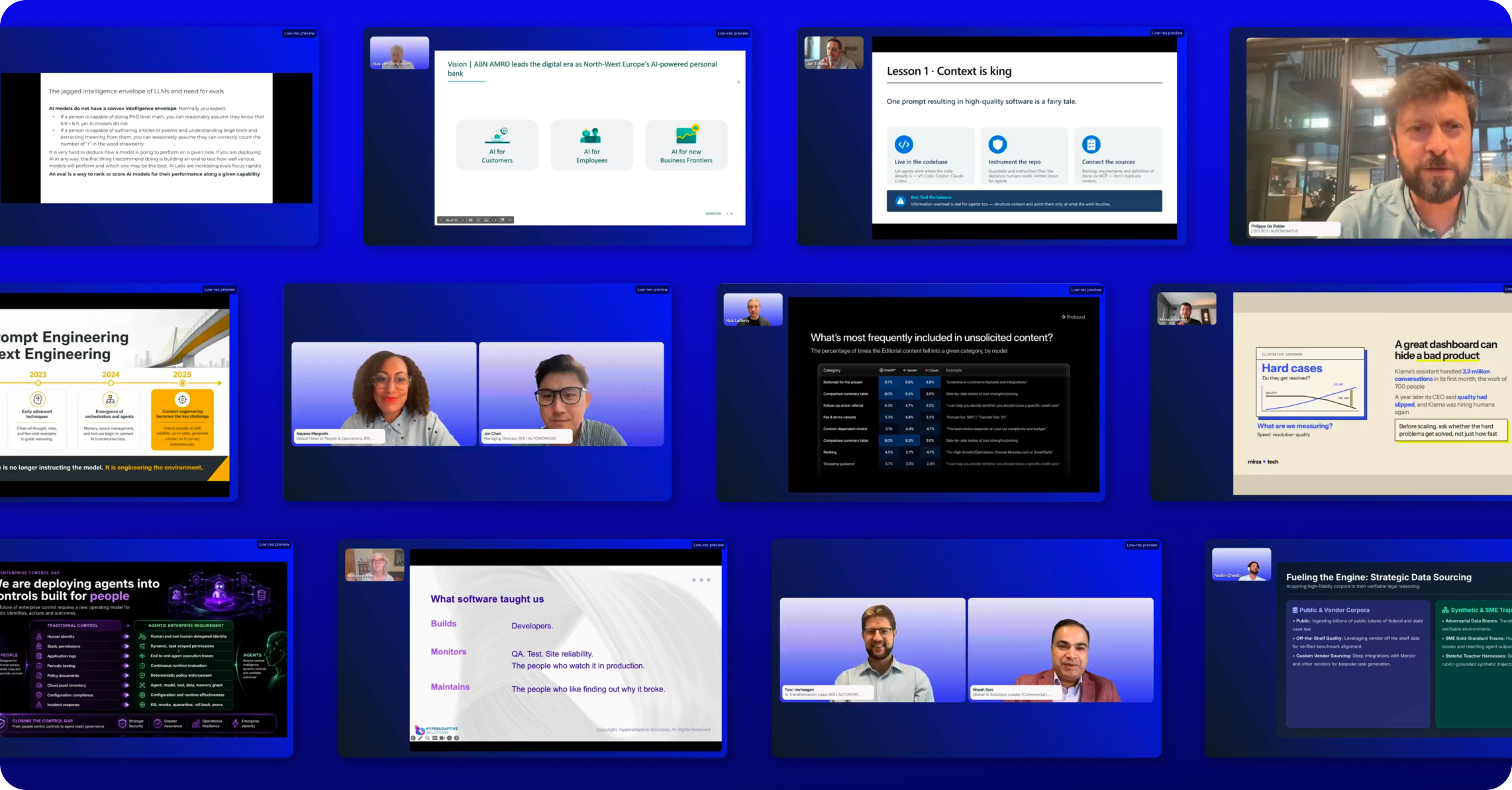 A collage of speakers and presentation slides from AUTONOMOUS 2026